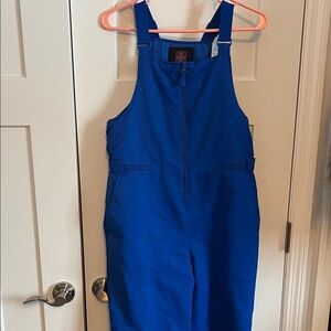 Blue Kids Snowpants with Front Zipper